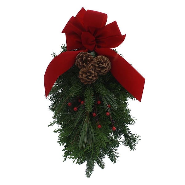 Worcester Wreath 19 in. Balsam Fir Classic Fresh Swag : Multiple Ship Weeks Available