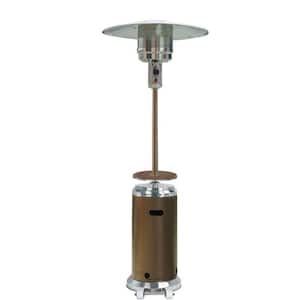 48,000 BTU Stainless Steel/Hammered Bronze Propane Patio Heater