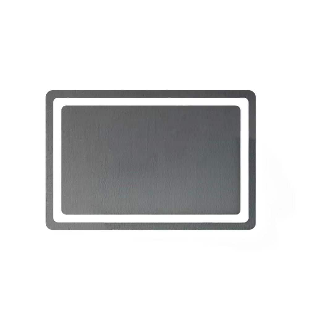 23.62 in. W x 15.75 in. H Square Frameless Mirror, LED Mirror