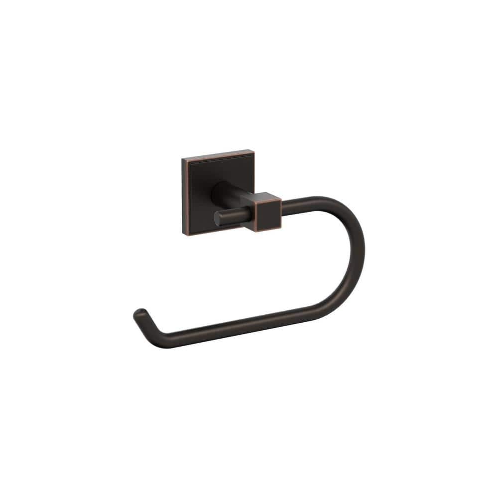 Oil-Rubbed Bronze Single Post Wall Mount Toilet Paper Holder