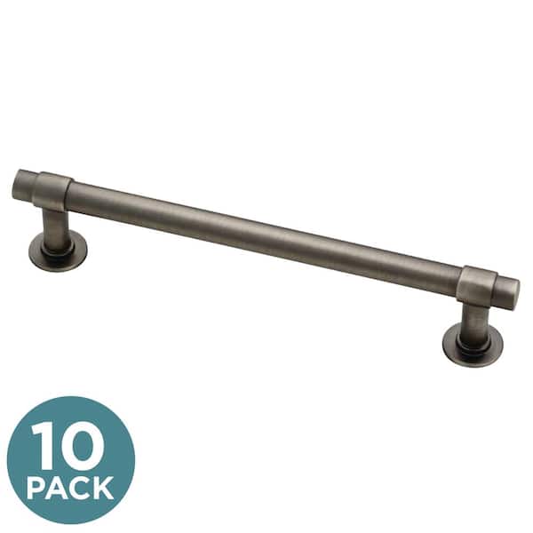 Franklin Brass Francisco 5-1/16 in. (128 mm) Heirloom Silver Cabinet Drawer Bar Pull (10-Pack)