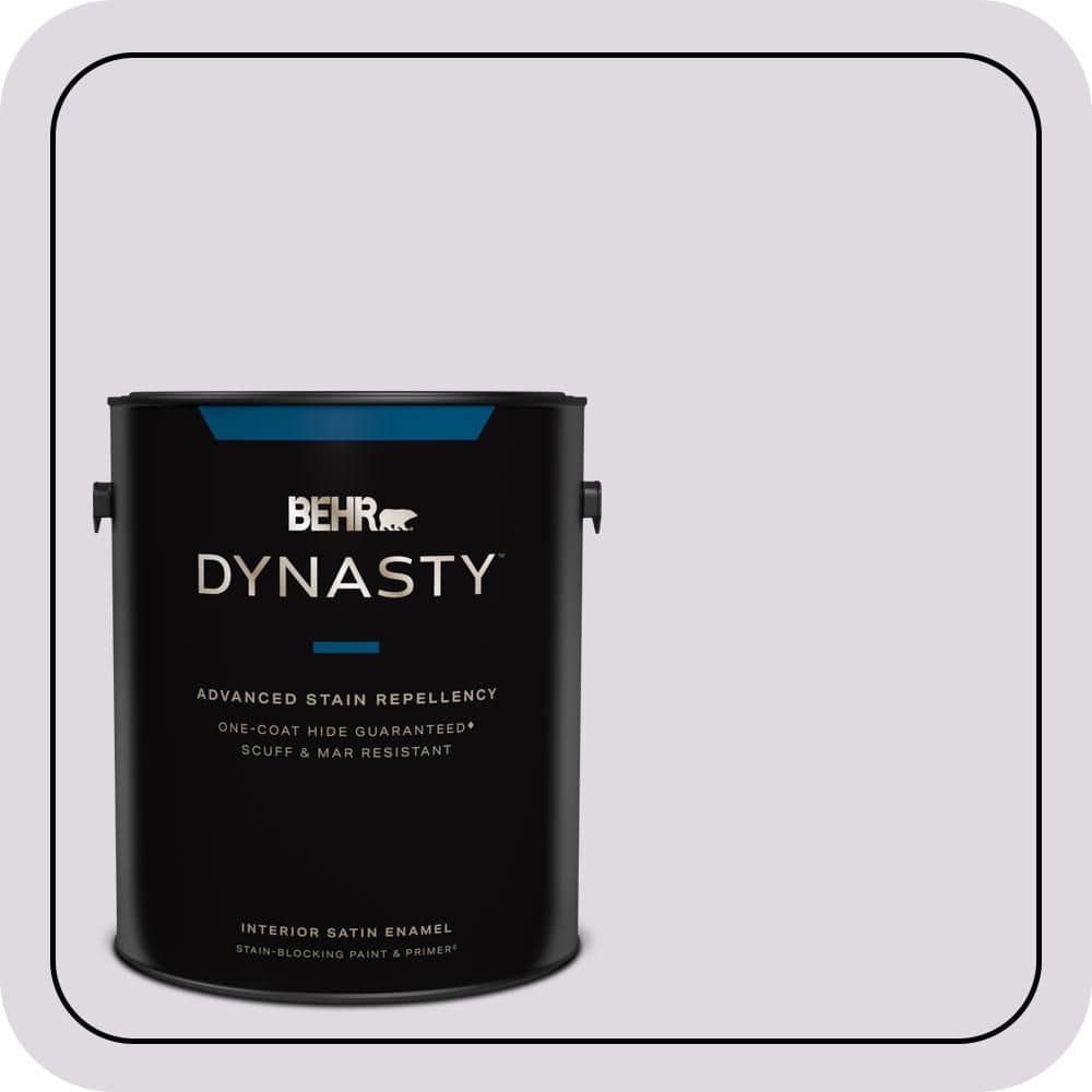 1 gal. #PR-W01 Mystical Mist Satin Enamel Interior Stain-Blocking Paint and Primer price history on PriceWatchPro