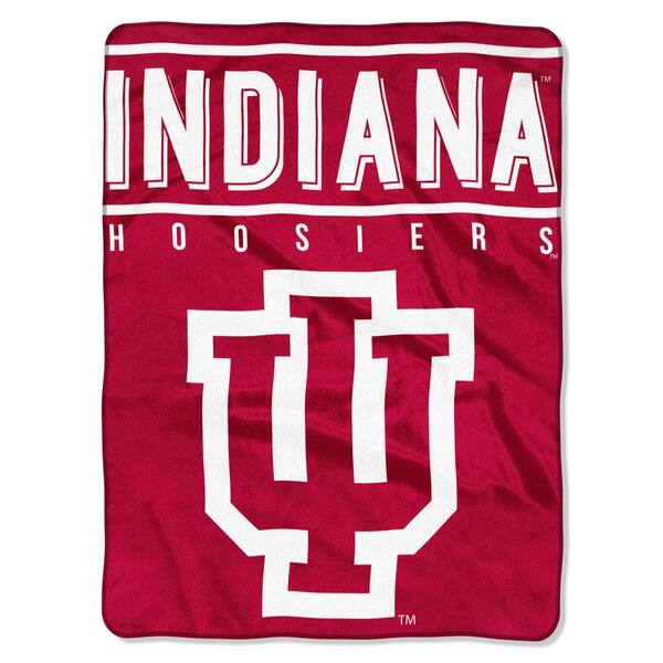 Unbranded Basic Indiana University Polyester Twin Knitted Blanket