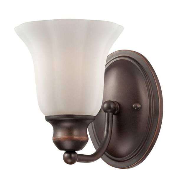 Eurofase Fountaine Collection 1-Light Oil Rubbed Bronze Wall Sconce