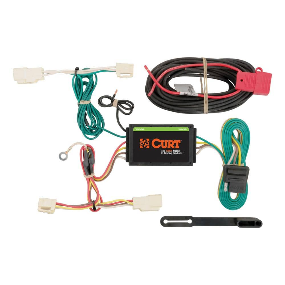 CURT Custom Vehicle-Trailer Wiring Harness, 4-Way Flat Output, Select