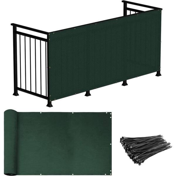 Cubilan 3 ft. x 14 ft. Deck Balcony Privacy Screen for Deck Pool Fence