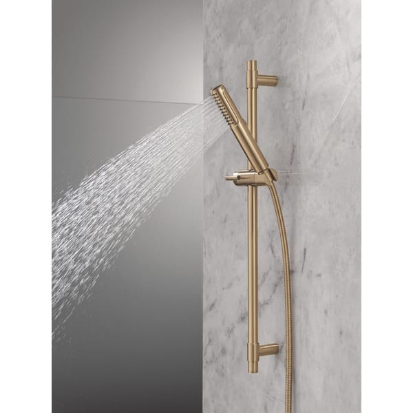 Bonacci ProClean 2-Spray Wall Mount Handheld Shower Head 1.75 GPM in Lumicoat Champagne Bronze