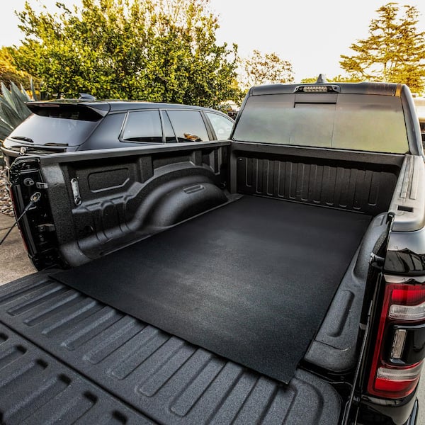 Black 48 in. x 96 in. Indoor/Outdoor Anti-Fatigue Rubber Utility Mat