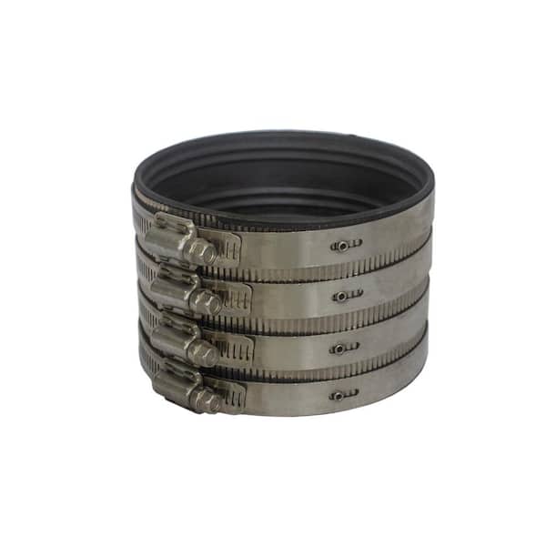 ECO FLO 4 in. No Hub DWV Flexible PVC Coupling