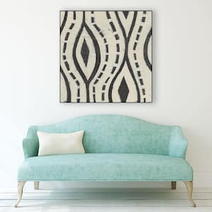 20 in. x 20 in. "Tribal Patterns VIII" by June Erica Vess Framed Wall Art