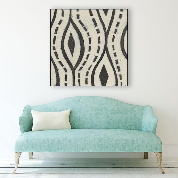 Unbranded 20 in. x 20 in. "Tribal Patterns VIII" by June Erica Vess Framed Wall Art