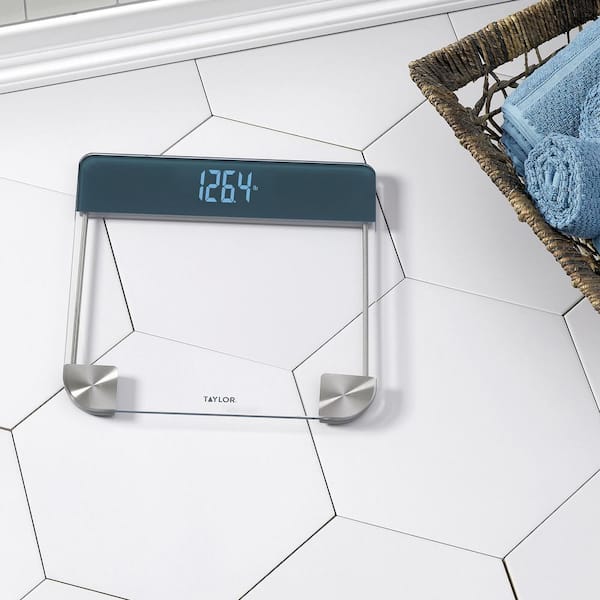 Taylor Brushed Stainless Steel Digital Bathroom Scale