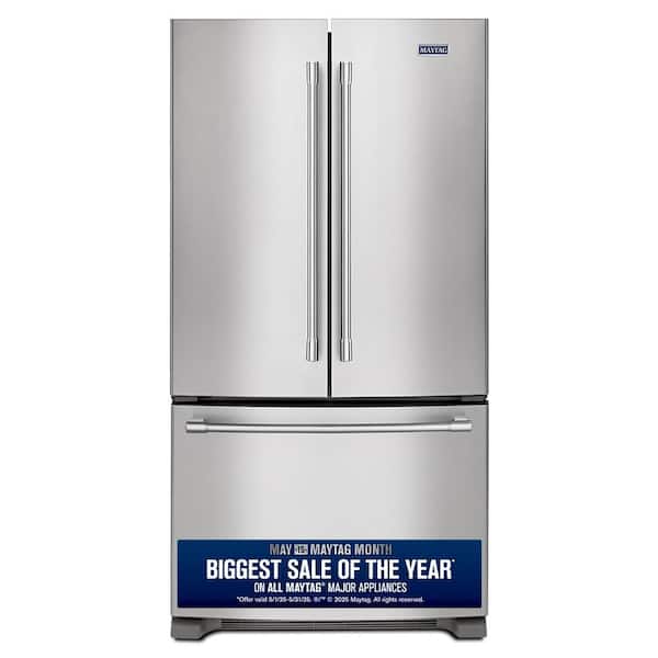 20 cu. ft. French Door Refrigerator in Fingerprint Resistant Stainless Steel, Counter Depth
