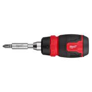 8-In-1 Ratcheting Compact Multi-Bit Screwdriver