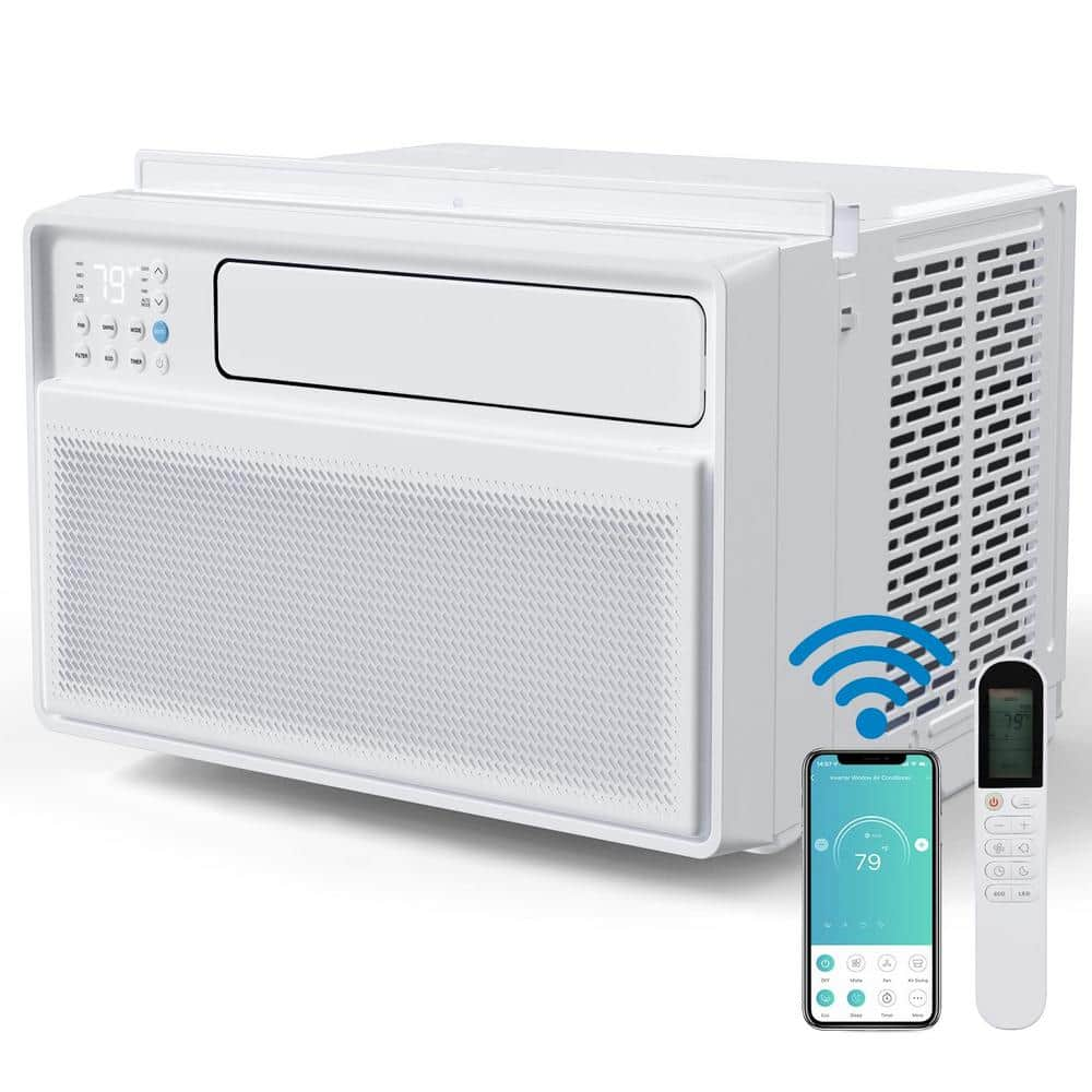 Whizmax V Inverter Window Air Conditioner Btu With Remote App Control And Eco Mode