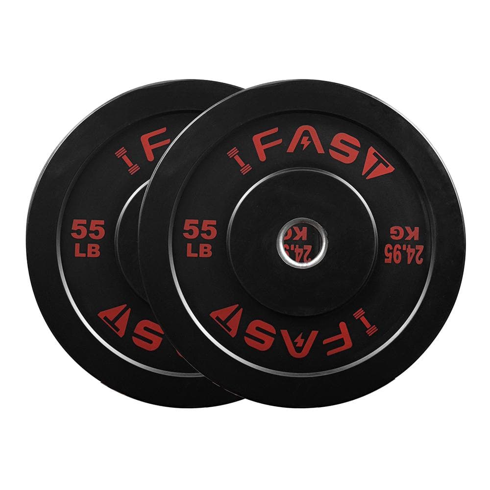 2-Piece 55 lb. Rubber Olympic Bumper Weight Plates for 2 in. Barbell Bar price history on PriceWatchPro