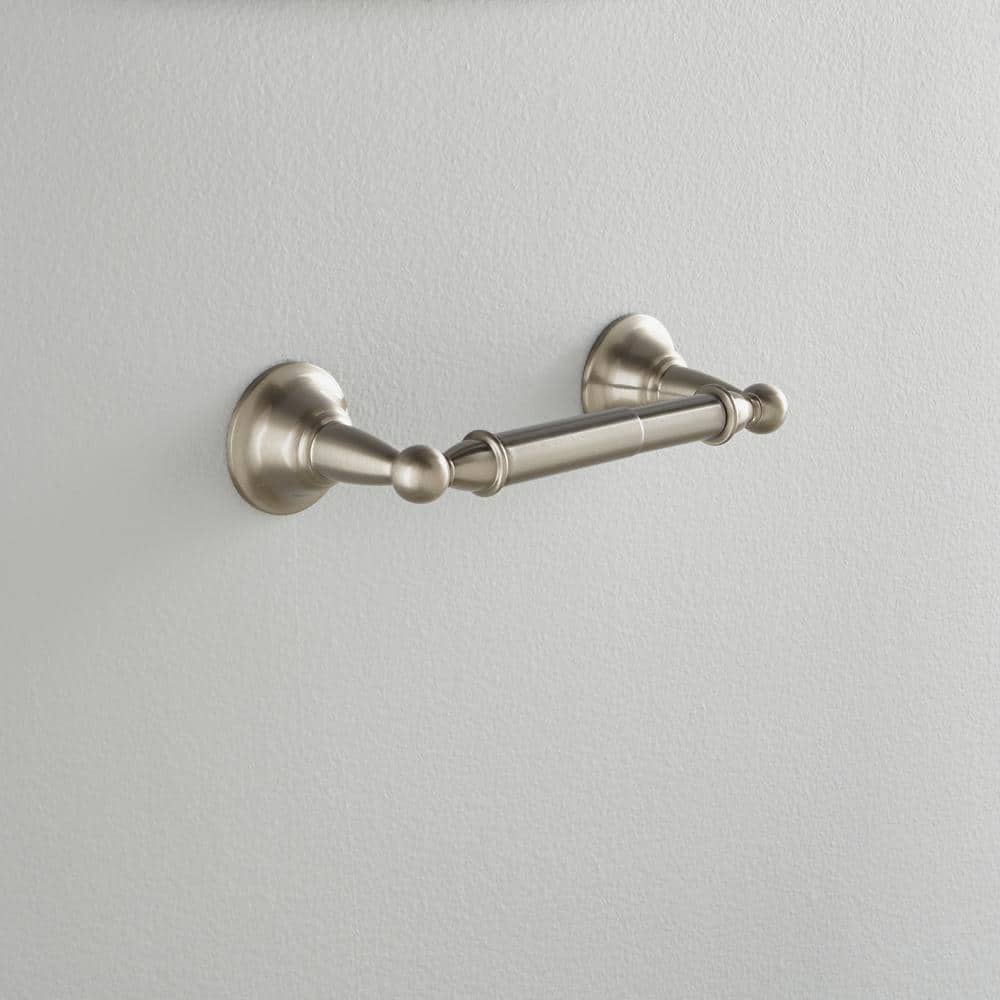 Sage Brushed Nickel Wall Mounted Toilet Paper Holder