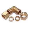 LTWFITTING 3/8 in. O.D. x 1/8 in. MIP Brass Compression 90-Degree Elbow  Fitting (25-Pack) HF696225 - The Home Depot