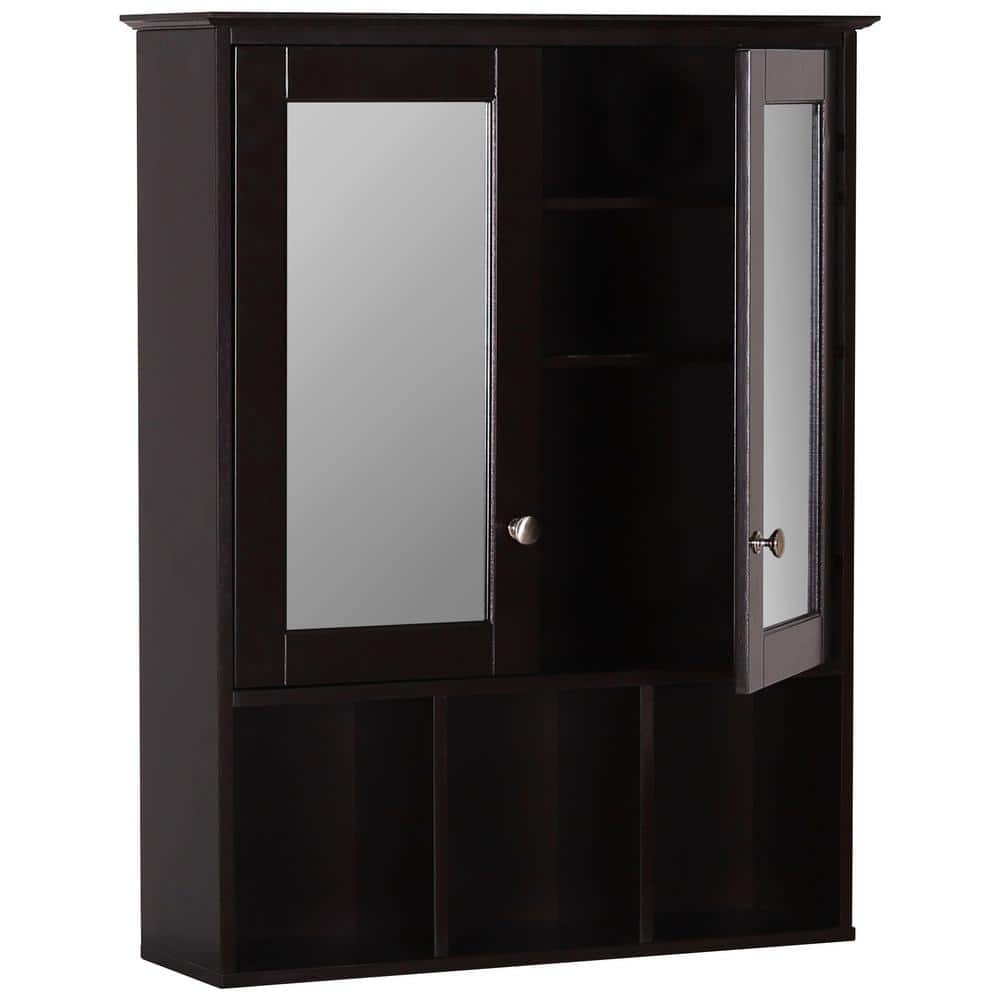 VEIKOUS 23.6 in. W x 7.5 in. D x 30.4 in. H Oversized Bathroom Storage