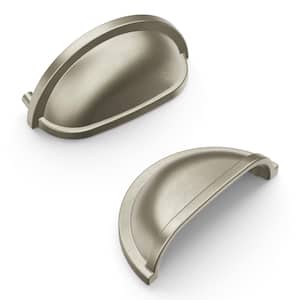 Williamsburg Collection 3 in. (76 mm) Stainless Steel Cabinet Door and Drawer Cup Pull (10-Pack)