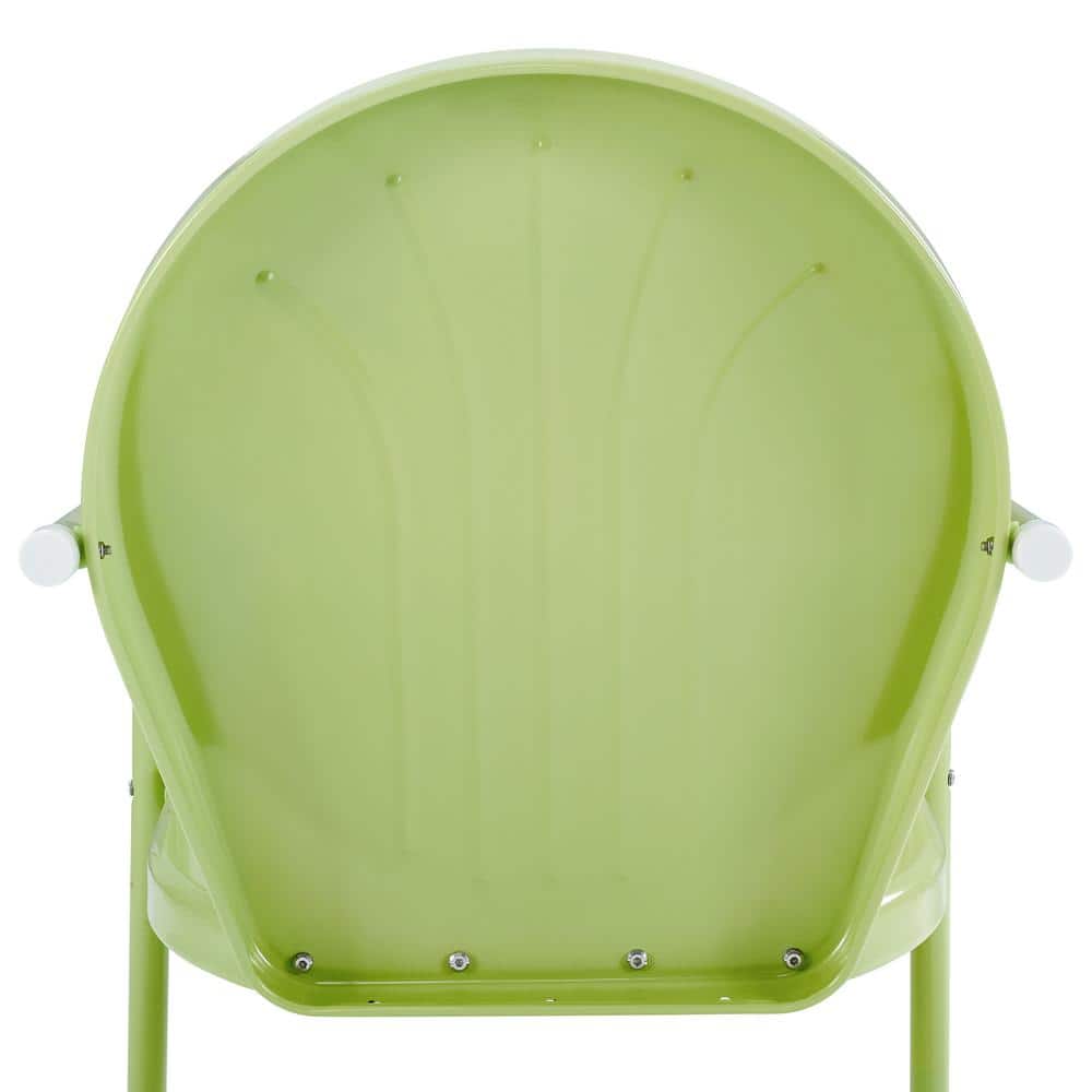 Key Lime Retro Metal Outdoor Lounge Chair