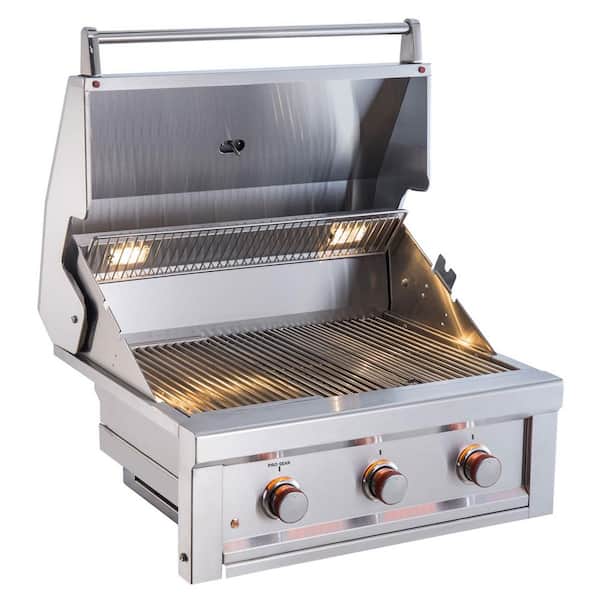 Sunstone Ruby 3 Pro-Sear 30 in. Burner Built-In Gas Grill - Propane Only