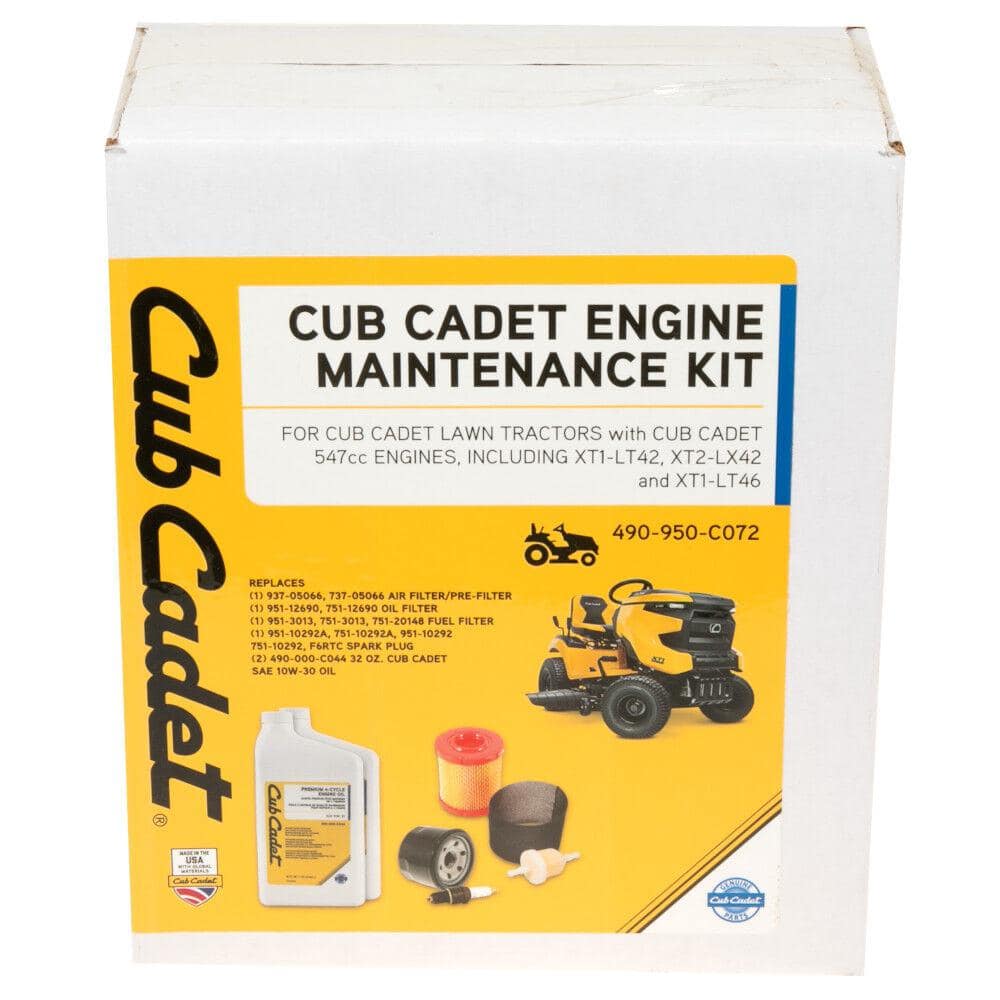Engine Maintenance Kit for Lawn Tractors and RZT Mowers with 547cc Single C