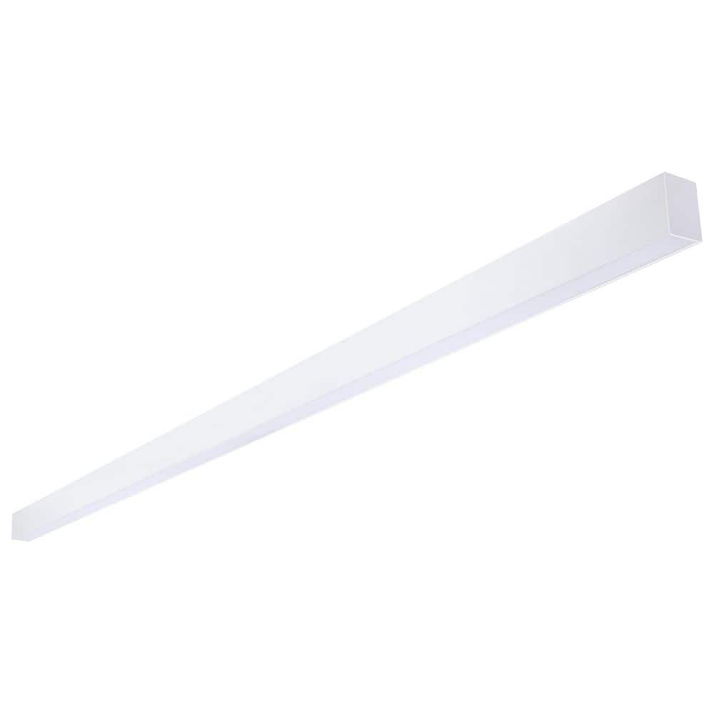 8 ft. Integrated LED White Connectable Linear Strip Light Fixture Up and Down Field Selectable Wattage and CCT 120V-347V price history on PriceWatchPro