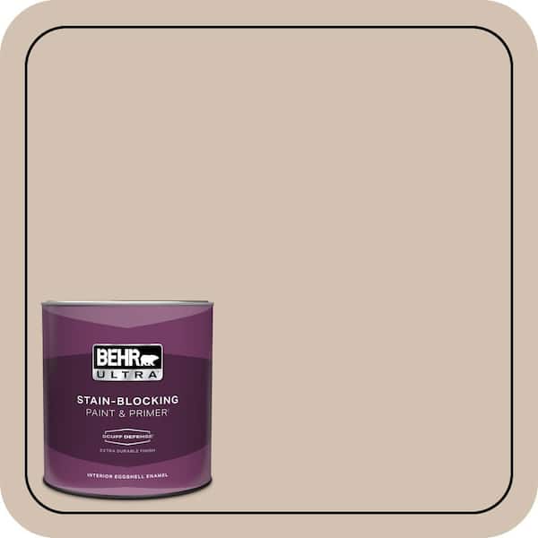 BEHR ULTRA 1 qt. #QE-11 Autumn Haze Extra Durable Eggshell Enamel Interior Paint & Primer