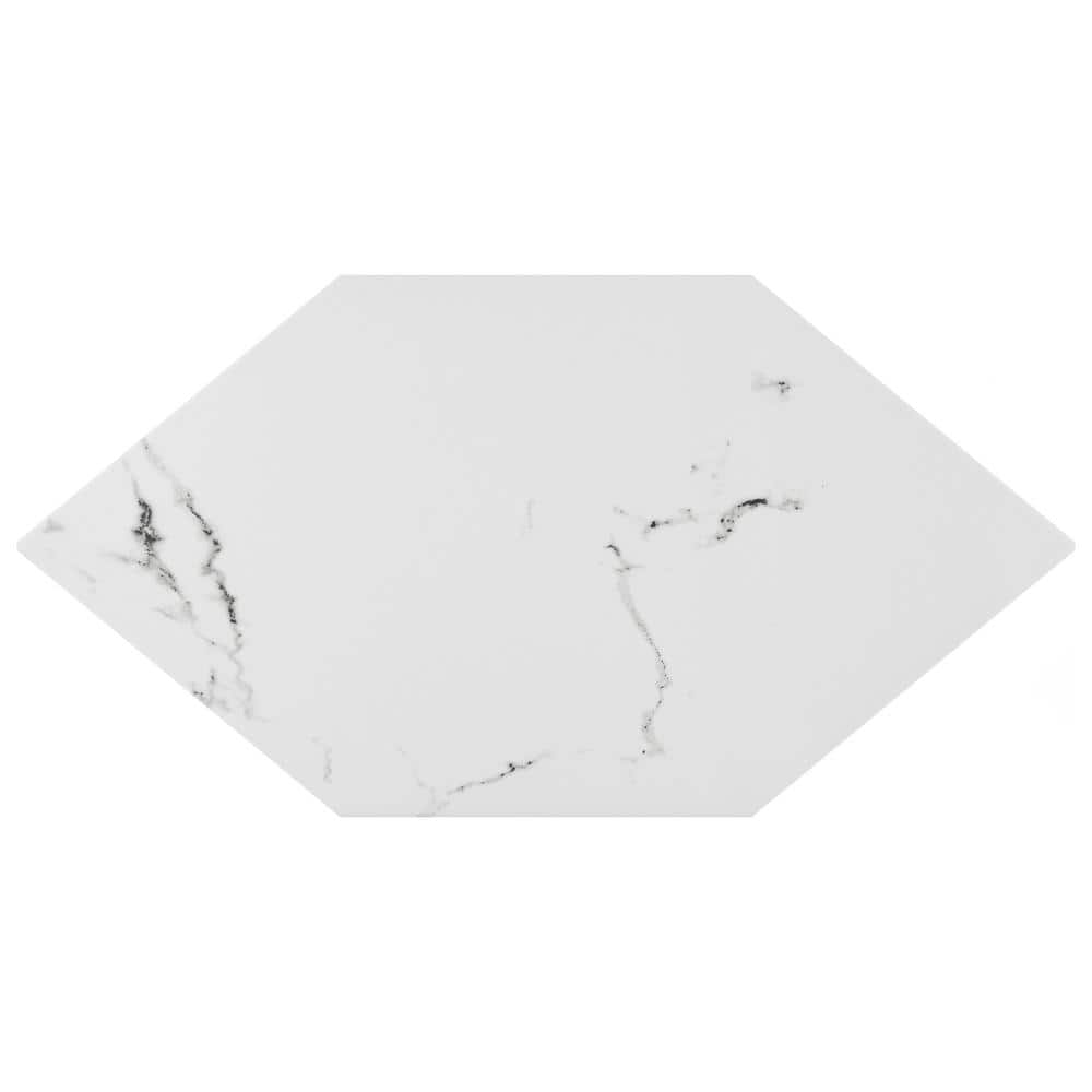Timeless Kayak Calacatta 6-1/2 in. x 12-1/2 in. Porcelain Floor and Wall Tile (8.4 sq. ft./Case) price history on PriceWatchPro