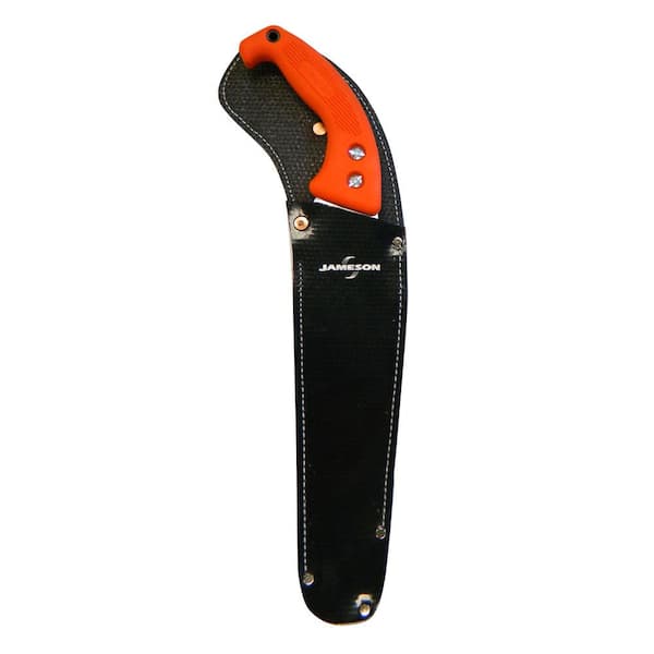Jameson 11 in. Straight Blade Comfort Grip Hand Pruning Saw with Belting Scabbard