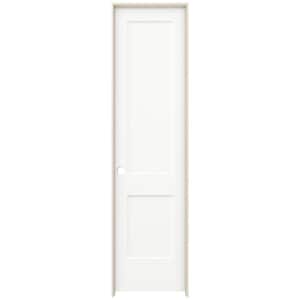 32 in. x 96 in. Monroe White Painted Right-Hand Smooth Solid Core Molded Composite MDF Single Prehung Interior Door