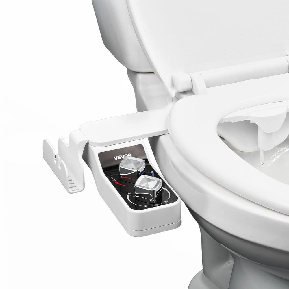 Hot & Cold Non-Electric Water Sprayer, Bidet Part Bidet Attachment with Dual Retractable Nozzles, Adjustable Pressure price history on PriceWatchPro