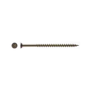 4-22 X 1/4 Slotted Flat Wood Screw Brass Package Qty 100 