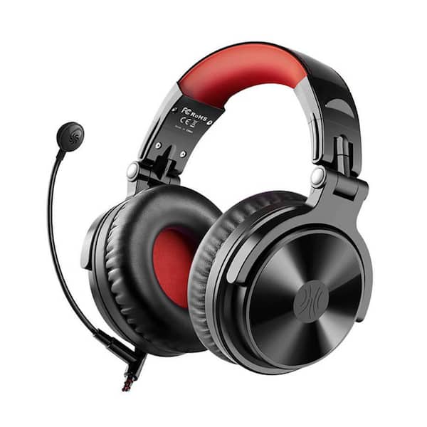 Gematigd einde zoete smaak OneOdio Over Ear Bluetooth Wired & Wireless Gaming Headset, Black Pro M  Black+Red - The Home Depot