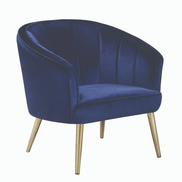 brass velvet chair