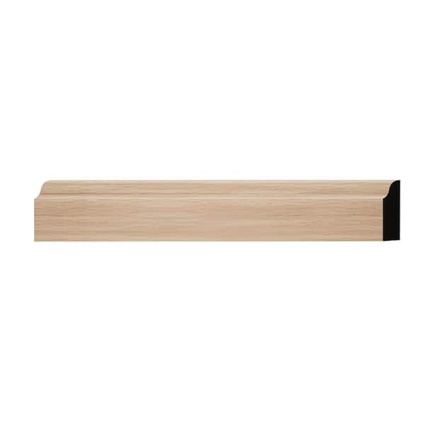 Ekena Millwork WM916 0.38 in. D x 1.25 in. W x 6 in. L Wood (Red Oak) Casing Sample