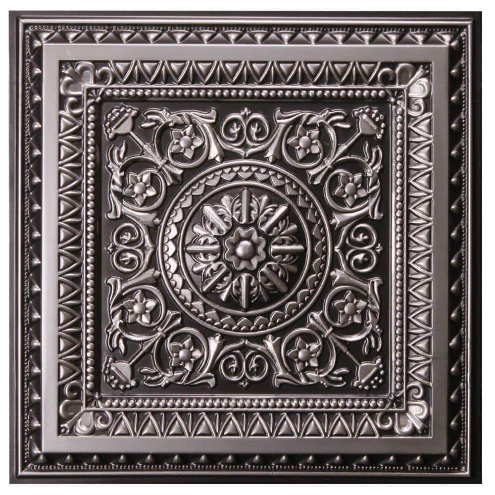 uDecor Marseille 2 ft. x 2 ft. Layin or Glueup Ceiling Tile in
