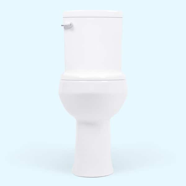 Convenient Height 2-Piece 1.28/.09 GPF Dual Flush Elongated 20 in