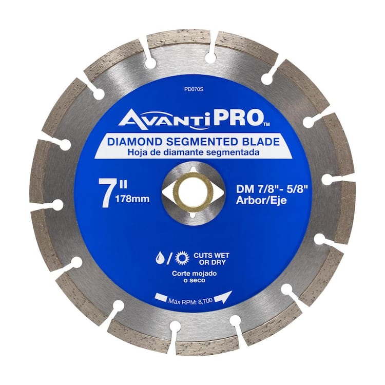Avanti Pro 7 in. Segmented Diamond Blade