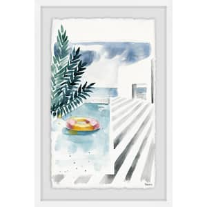 36 in. H x 24 in. W "Infinite Pool" by Parvez Taj Framed Wall Art