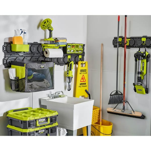 RYOBI LINK Mesh Basket and LINK Wall Rails (2-Pack) STM411-STM504