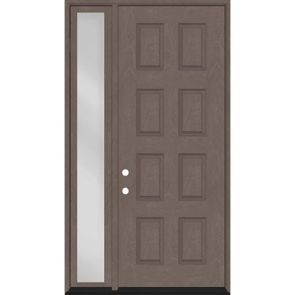 Regency 51 in. x 96 in. 8-Panel RHIS Ashwood Mahogany Fiberglass Prehung Front Door with 12 in. SL with 6-9/16 Jamb price history on PriceWatchPro