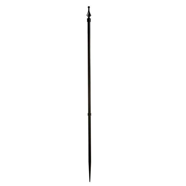 Specrail Garden Perimeter Fence 0.6 in. x 0.6 in. x 39 in. Aluminum Spike Post