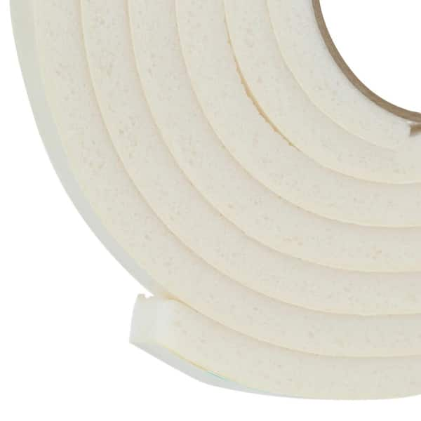 Frost King 1 in. x 81 in. White Vinyl-Clad Foam Kerf Door Seal DS7W/25 -  The Home Depot