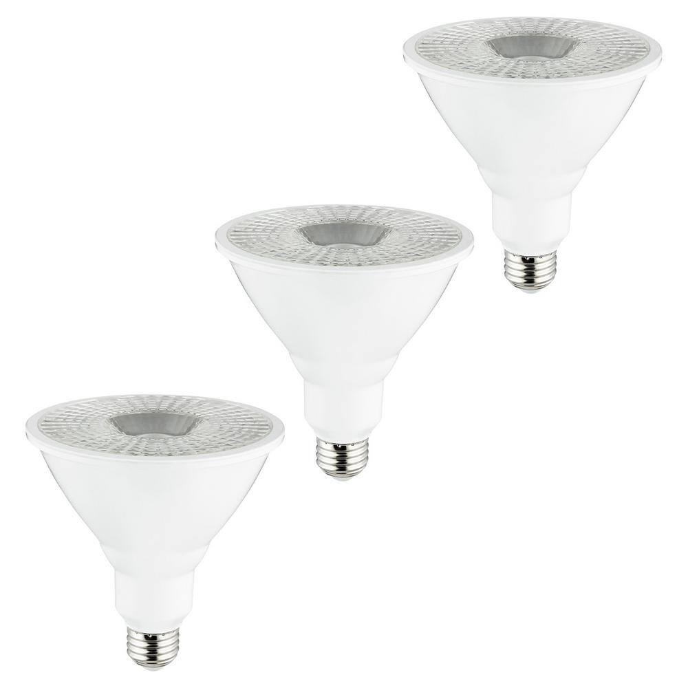 100-Watt Equivalent PAR38 Long Neck Energy Star and Dimmable CRI 90 1200 Lumen LED Light Bulb in 6500K (3-Pack) price history on PriceWatchPro