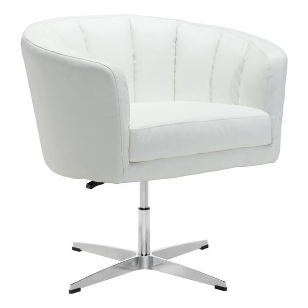 white occasional chair