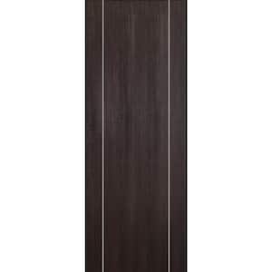 Optima 2U 18 in. x 80 in. No Bore Veralinga Oak Solid Composite Core Wood Interior Door Slab
