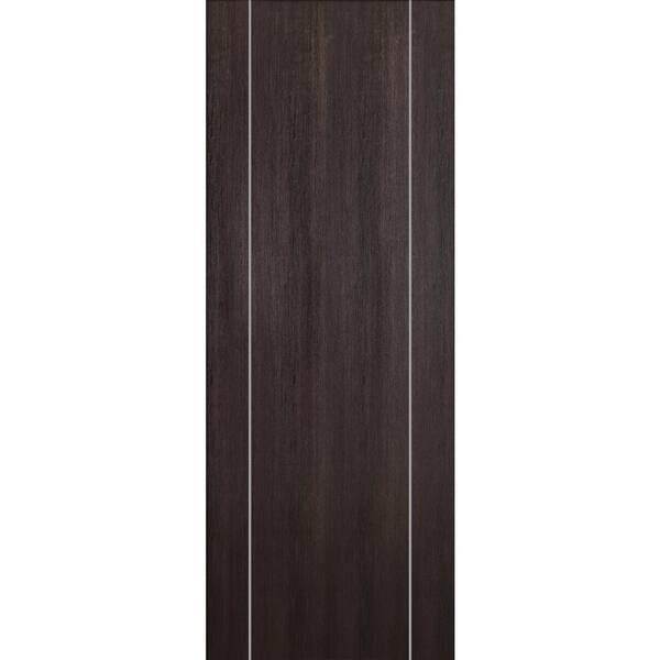 Belldinni Optima 2U 24 in. x 80 in. No Bore Solid Composite Core Veralinga Oak Wood Interior Door Slab