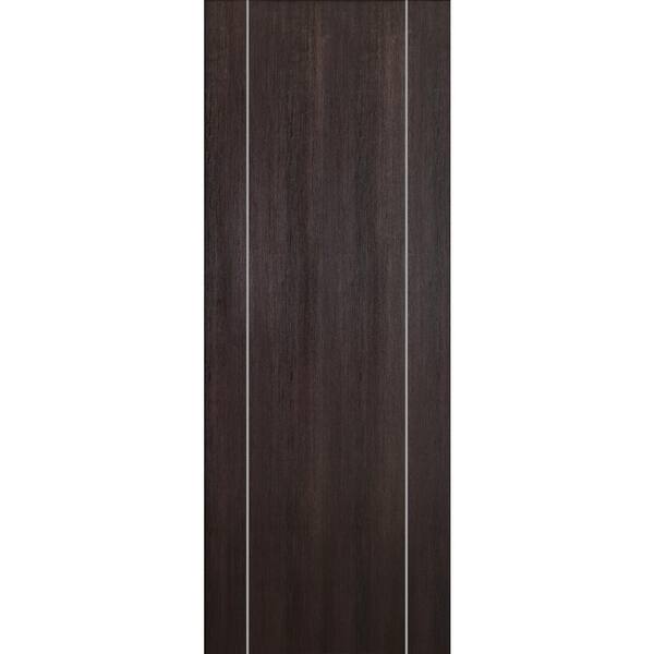 Belldinni Optima 2U 18 in. x 84 in. No Bore Veralinga Oak Solid Composite Core Wood Interior Door Slab